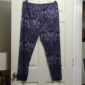 Charlie's Project Disney Inspired Haunted Mansion Wallpaper leggings sizeTC2 NWT